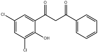 1-(3,5-DICHLORO-2-HYDROXYPHENYL)-3-PHENYLPROPANE-1,3-DIONE Struktur