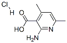 2-AMINO-4,6-DIMETHYL-3-PYRIDINECARBOXYLIC ACID HYDROCHLORIDE Struktur