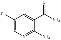 2-aMino-5-chloronicotinaMide Struktur