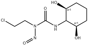 2-((((2-chloroethyl)-nitrosoamino)carbonyl)amino)-1,3-cyclohexanediol Struktur