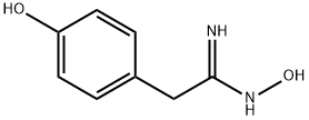 N-HYDROXY-2-(4-HYDROXY-PHENYL)-ACETAMIDINE Struktur