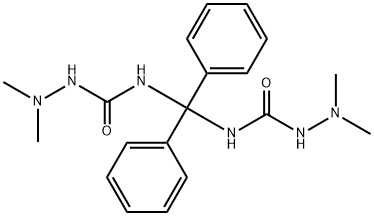 4,4'-(diphenylmethylene)bis[1,1-dimethylsemicarbazide] Struktur