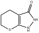 Thiopyrano[2,3-c]pyrazol-3(2H)-one,  1,4,5,6-tetrahydro- Struktur