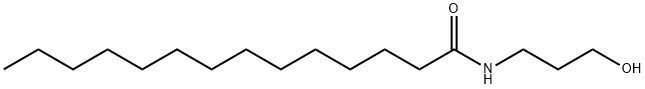 N-(3-Hydroxypropyl)myristamide Struktur