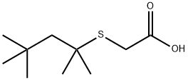 [(1,1,3,3-tetramethylbutyl)thio]acetic acid Struktur