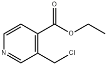 ETHYL 3-(CHLOROMETHYL)ISONICOTINATE Struktur