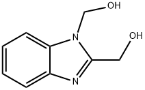 1H-Benzimidazole-1,2-dimethanol(9CI) Struktur