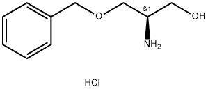 (R)-2-AMINO-3-BENZYLOXY-1-PROPANOL HYDROCHLORIDE SALT Struktur