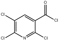 2,5,6-trichloronicotinoyl chloride Struktur