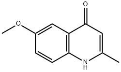 6-METHOXY-2-METHYLQUINOLIN-4-OL Struktur