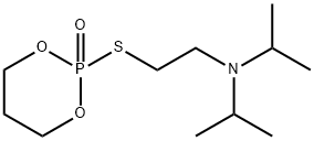 2-[[2-(Diisopropylamino)ethyl]thio]-1,3,2-dioxaphosphorinane-2-oxide Struktur