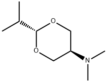 1,3-Dioxan-5-amine,N,N-dimethyl-2-(1-methylethyl)-,trans-(9CI) Struktur