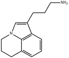 4H-Pyrrolo[3,2,1-ij]quinoline-1-propanamine,5,6-dihydro-(9CI) Struktur