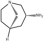 1-Azabicyclo[3.2.1]octan-3-amine,(1R,3R,5R)-(9CI) Struktur