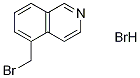 ISOQUINOLINE, 5-(BROMOMETHYL)-, HYDROBROMIDE (1:1) Struktur