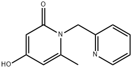 2(1H)-Pyridinone, 4-hydroxy-6-methyl-1-(2-pyridinylmethyl)- (9CI) Struktur