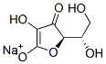 sodium (5R)-5-[(1S)-1,2-dihydroxyethyl]-3-hydroxy-4-oxo-furan-2-olate Struktur