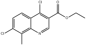 4,7-DICHLORO-8-METHYLQUINOLINE-3-CARBOXYLIC ETHYL ESTER price.