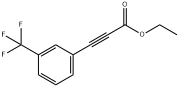 (3-TRIFLUOROMETHYL-PHENYL)-PROPYNOIC ACID ETHYL ESTER Struktur