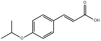 (2E)-3-(4-isopropoxyphenyl)acrylic acid Struktur