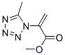 1H-Tetrazole-1-aceticacid,5-methyl-alpha-methylene-,methylester(9CI) Struktur