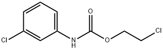 2-氯乙基N-(3-氯苯基)氨基甲酸鹽 結(jié)構(gòu)式