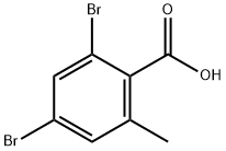 2,4-Dibromo-6-methylbenzoic acid Struktur