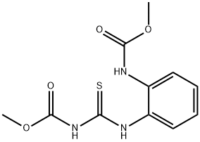 [[[2-[(METHOXYCARBONYL)AMINO]PHENYL]AMINO]THIOXOMETHYL]-CARBAMIC ACID METHYL ESTER Struktur