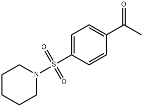 1-[4-(PIPERIDINE-1-SULFONYL)-PHENYL]-ETHANONE Struktur