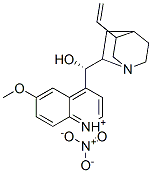 (9S)-9-hydroxy-6'-methoxycinchonanium nitrate Struktur