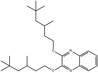 2,3-bis[(3,5,5-trimethylhexyl)oxy]quinoxaline  Struktur