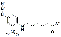 6-(2-nitro-4-azidophenylamino)caproate Struktur