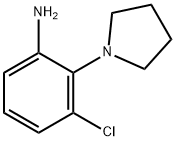 3-CHLORO-2-PYRROLIDIN-1-YL-PHENYLAMINE Struktur