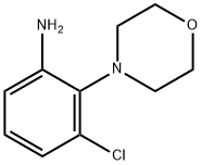 3-CHLORO-2-MORPHOLIN-4-YLANILINE Struktur