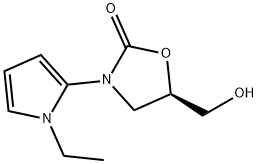 2-Oxazolidinone,3-(1-ethyl-1H-pyrrol-2-yl)-5-(hydroxymethyl)-,(5R)-(9CI) Struktur