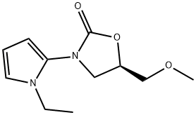 2-Oxazolidinone,3-(1-ethyl-1H-pyrrol-2-yl)-5-(methoxymethyl)-,(5R)-(9CI) Struktur