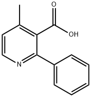 4-Methyl-2-phenylpyridine-3-carboxylic acid Struktur