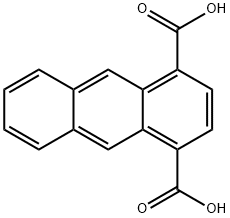 Anthracene 1,4-dicarboxylic acid Struktur