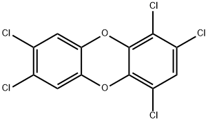 1,2,4,7,8-PENTACHLORODIBENZO-P-DIOXIN Struktur