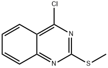 4-CHLORO-2-(METHYLTHIO)QUINAZOLINE Struktur