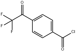 4-(TRIFLUOROACETYL)BENZOIC ACID CHLORIDE Struktur