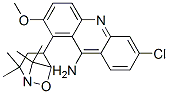 2-methoxy-6-chloro-9-amino(2,2,6,6-tetramethyl-1-oxypiperidyl-4)acridine Struktur