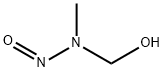 N-nitroso-N-methyl-N-hydroxymethylamine Struktur