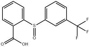 2-[(3-Trifluoromethylphenyl)sulfinyl]benzoic acid Struktur