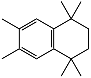 1,1,4,4,6,7-hexamethyltetralin Struktur