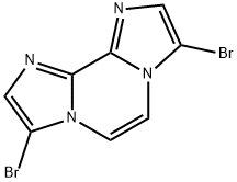 3,8-Dibromodiimidazo[1,2-a:2',1'-c]pyrazine Struktur