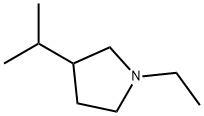 Pyrrolidine, 1-ethyl-3-(1-methylethyl)- (9CI) Struktur