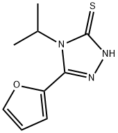 5-(2-FURYL)-4-ISOPROPYL-4H-1,2,4-TRIAZOLE-3-THIOL Struktur