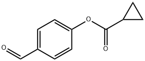 4-FORMYLPHENYL CYCLOPROPANECARBOXYLATE Struktur