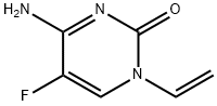 2(1H)-Pyrimidinone, 4-amino-1-ethenyl-5-fluoro- (9CI) Struktur